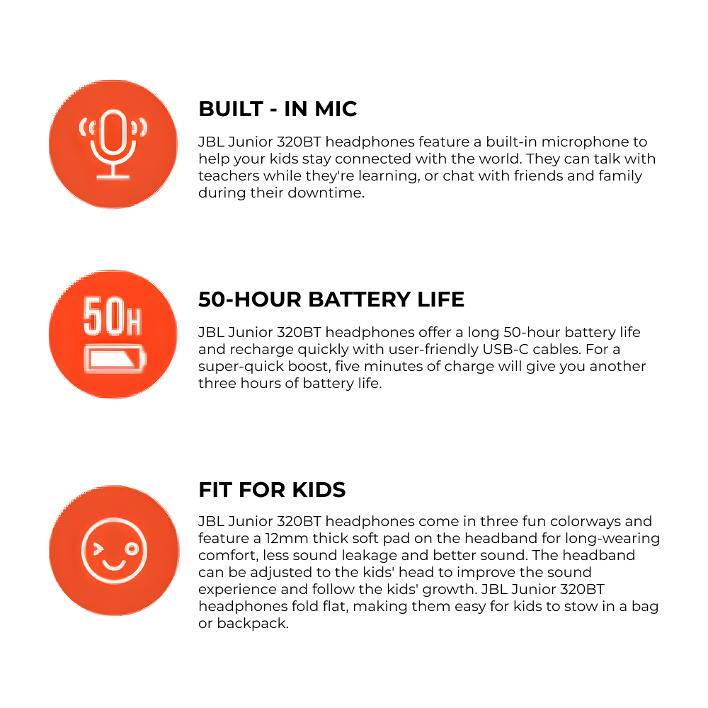 jbl junior 320bt kids wireless headphone